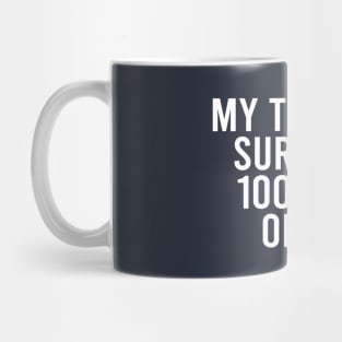 My Teacher survived 100 days of me Mug